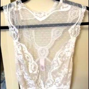 Victoria’s Secret laced body suit
